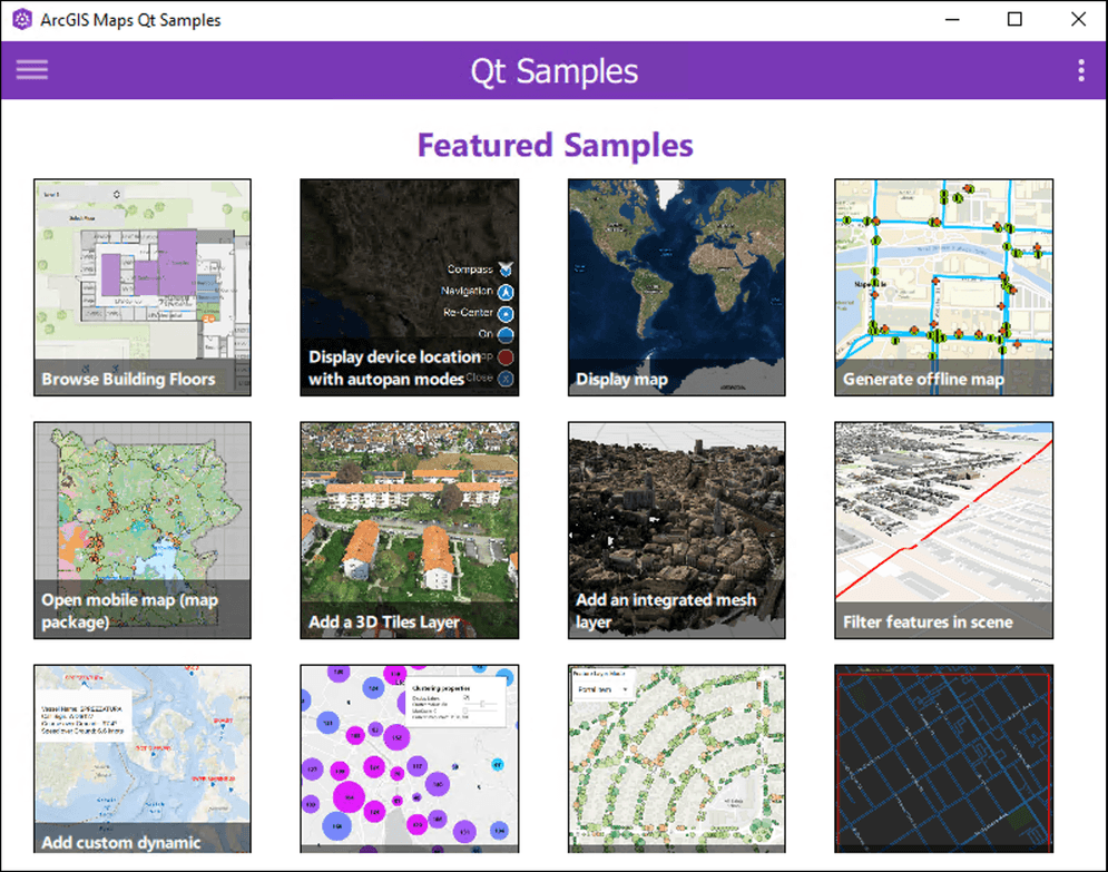 Sample viewer application